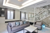 Modern and bright villa with garden for rent in Vinhomes Riverside, Long Bien, Hanoi